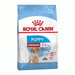 غذای خشک توله سگ نژاد متوسط رویال کنین Royal Canin Medium Puppy وزن 4 کیلوگرم